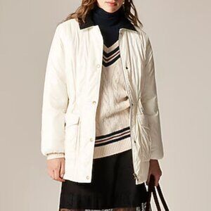 NWT! J CREW Puffer Barn Jacket